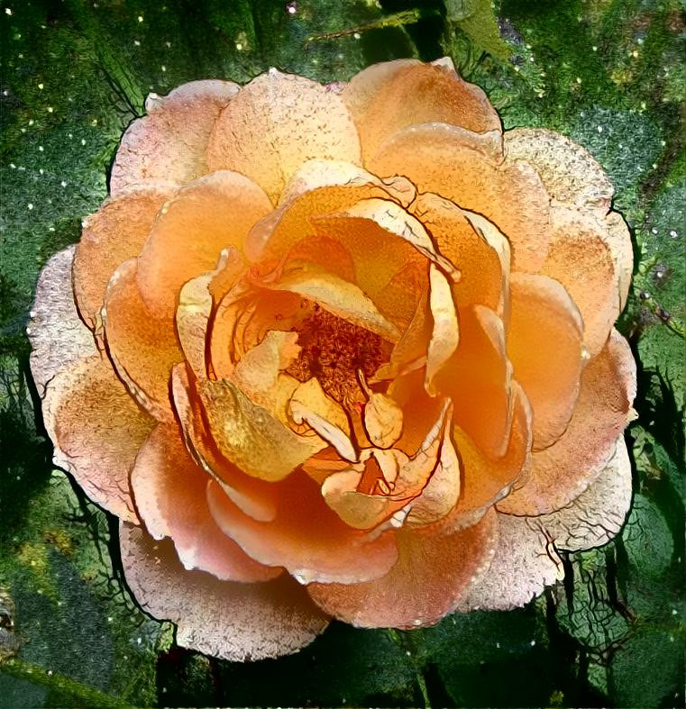 Peach Rose - photographer Deb Berk