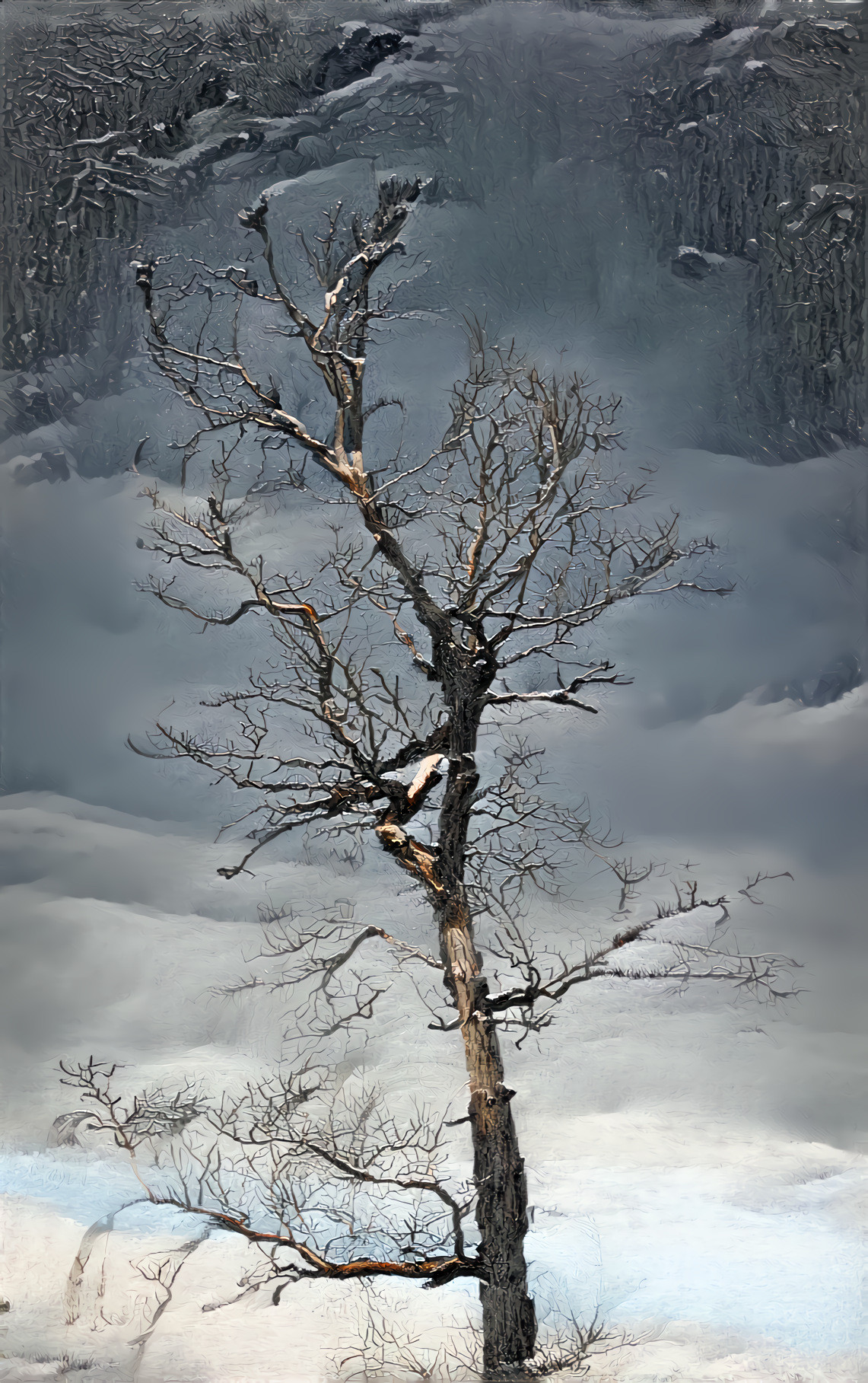 Bare Tree, Stormy Weather