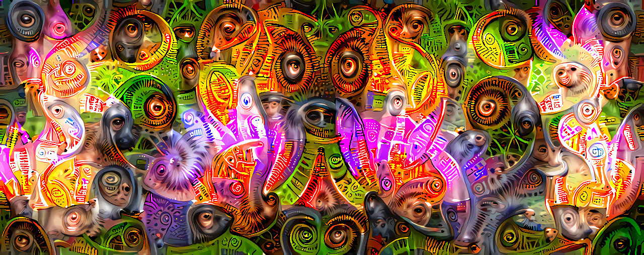 Dreamscope/Deep Dream combination 7 layers deep