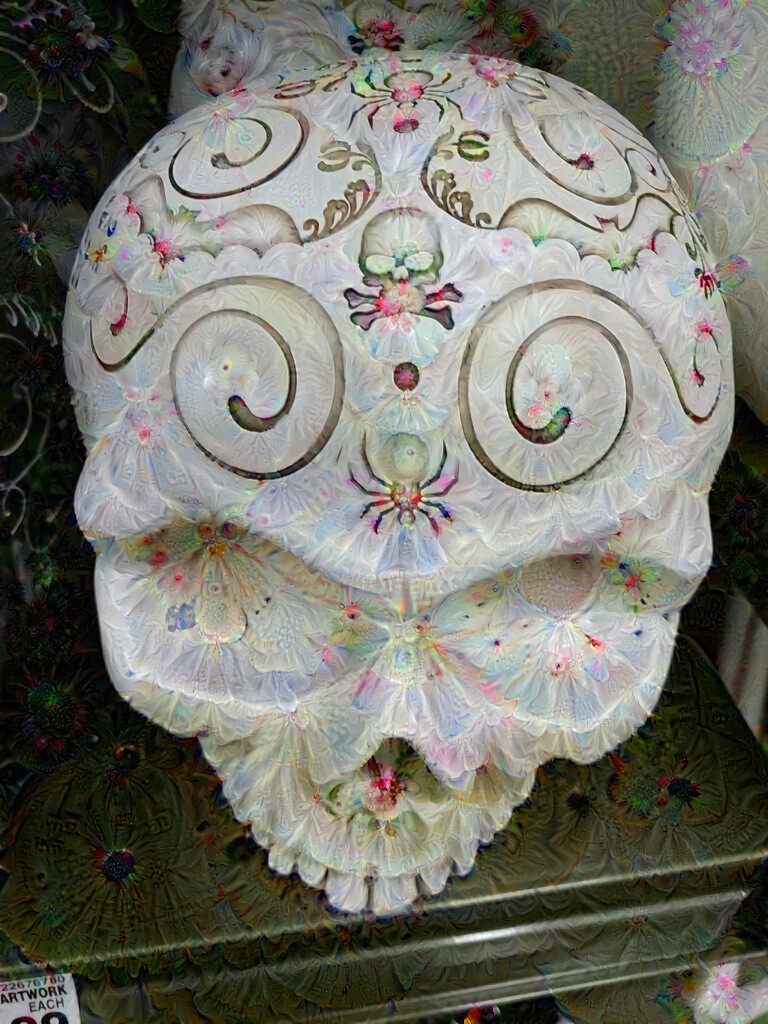 Roses and Skull