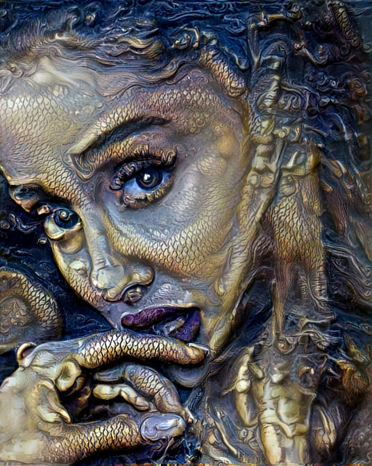 ariana grande, old metal patina