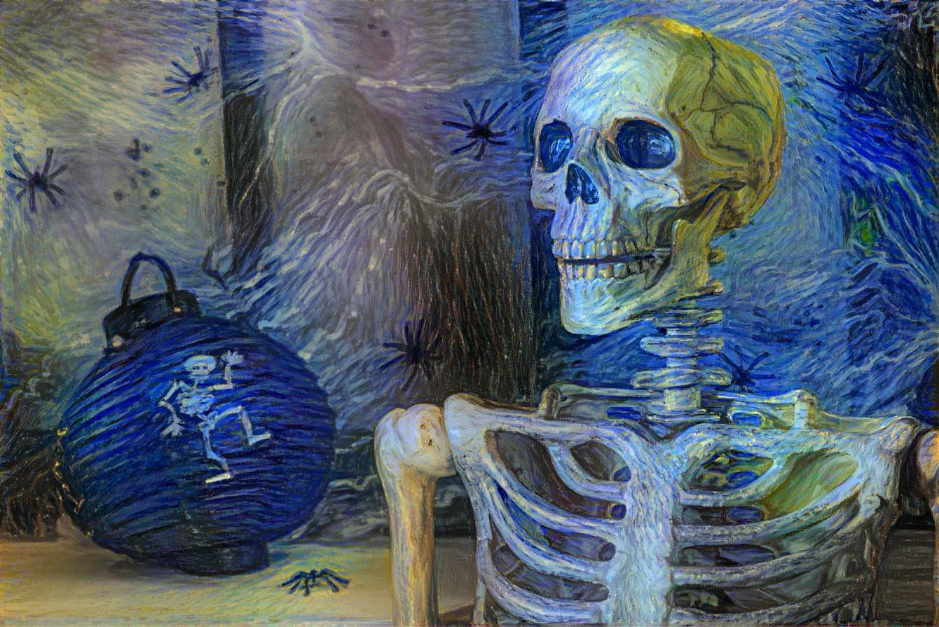 The Skeleton by Van Gogh