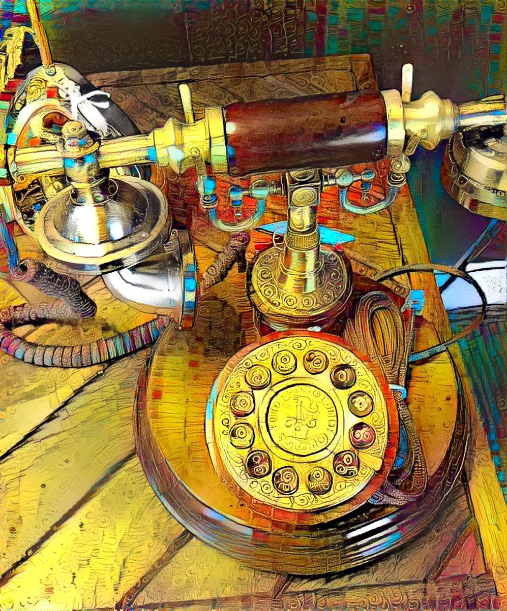 Vintage Antique Style Rotary Phone