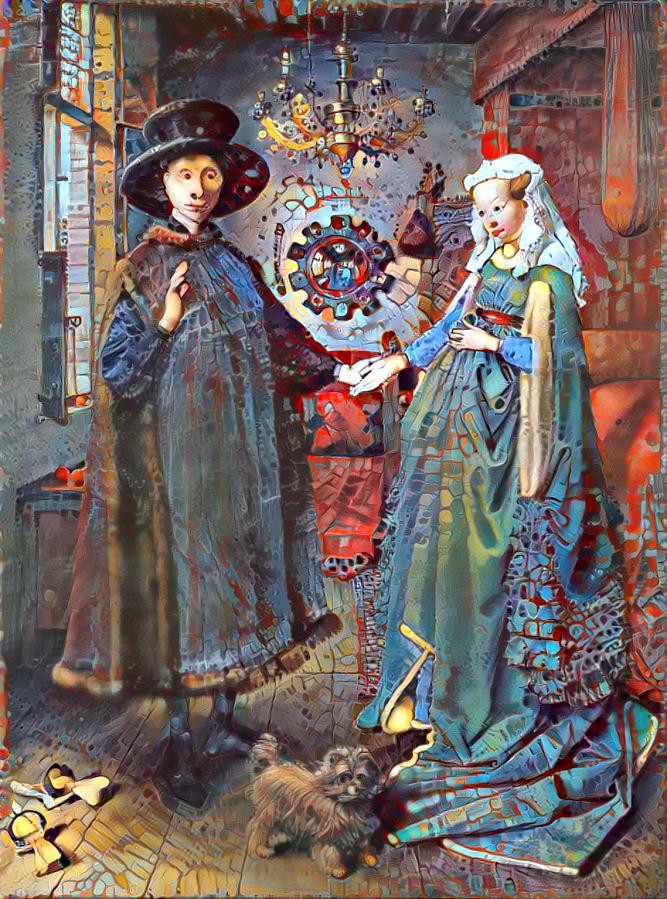 Jan van Eyck: Arnolfini wedding portrait