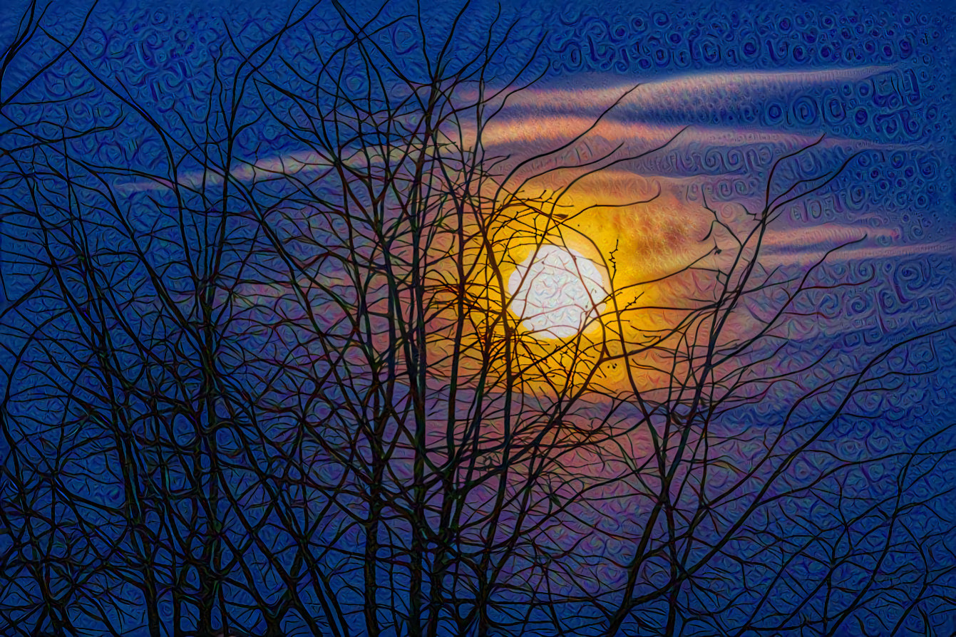 Tree and Moon