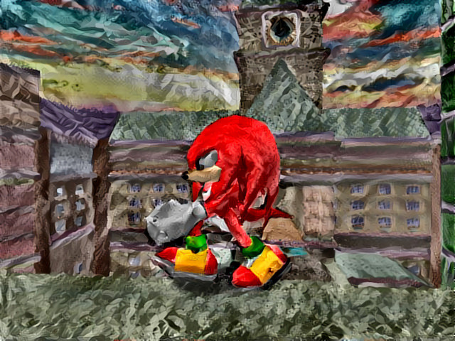 "Sonic Adventure" video game.