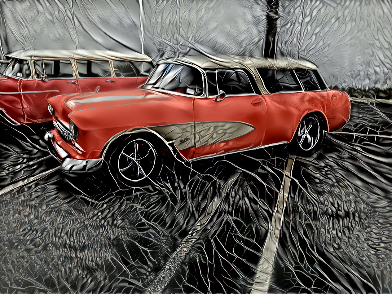 1955 Chevy Nomad Modded