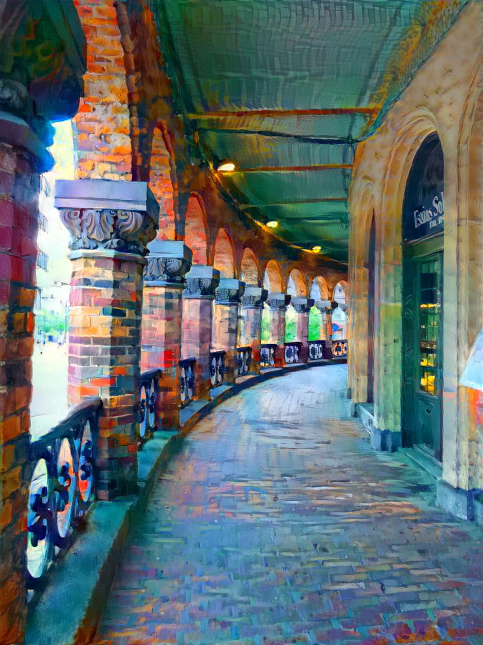 Colonnade of color