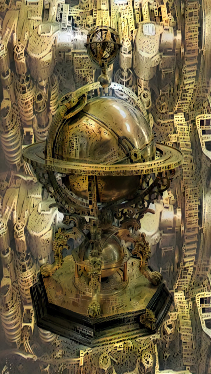 Metallener Mechanischer Himmelsglobus aus dem 16. Jhd. - Metal Mechanical Globe Globe from the 16th century