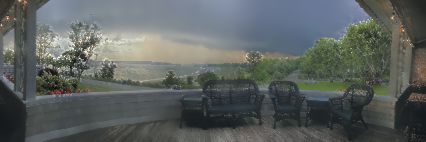 Summer Thunderstorm Coming in from the West, Black Point