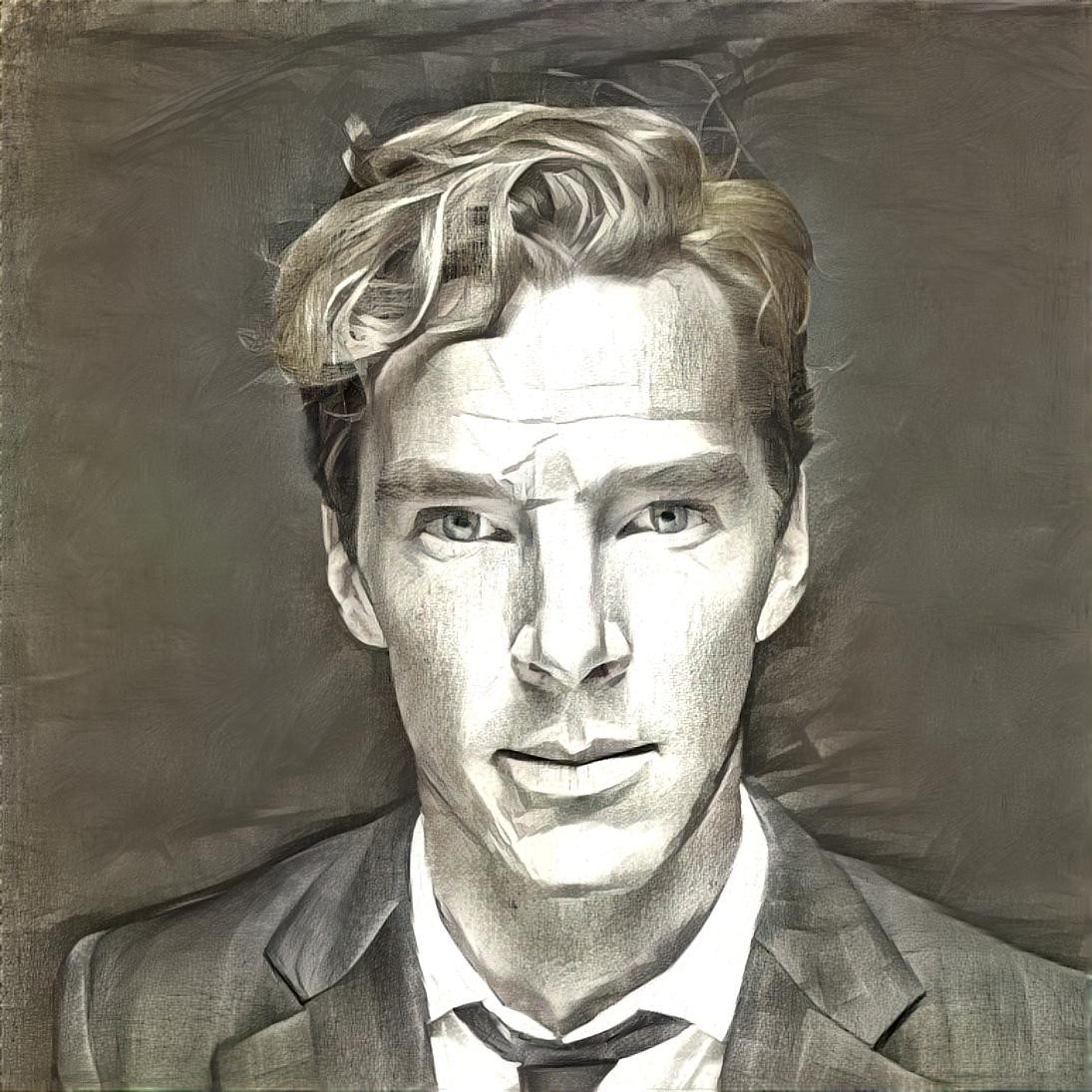 Portrait of Benedict Cumberbatch