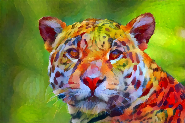 Deep Dream: Female Jaguar