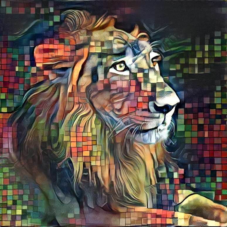 Pensative Lion