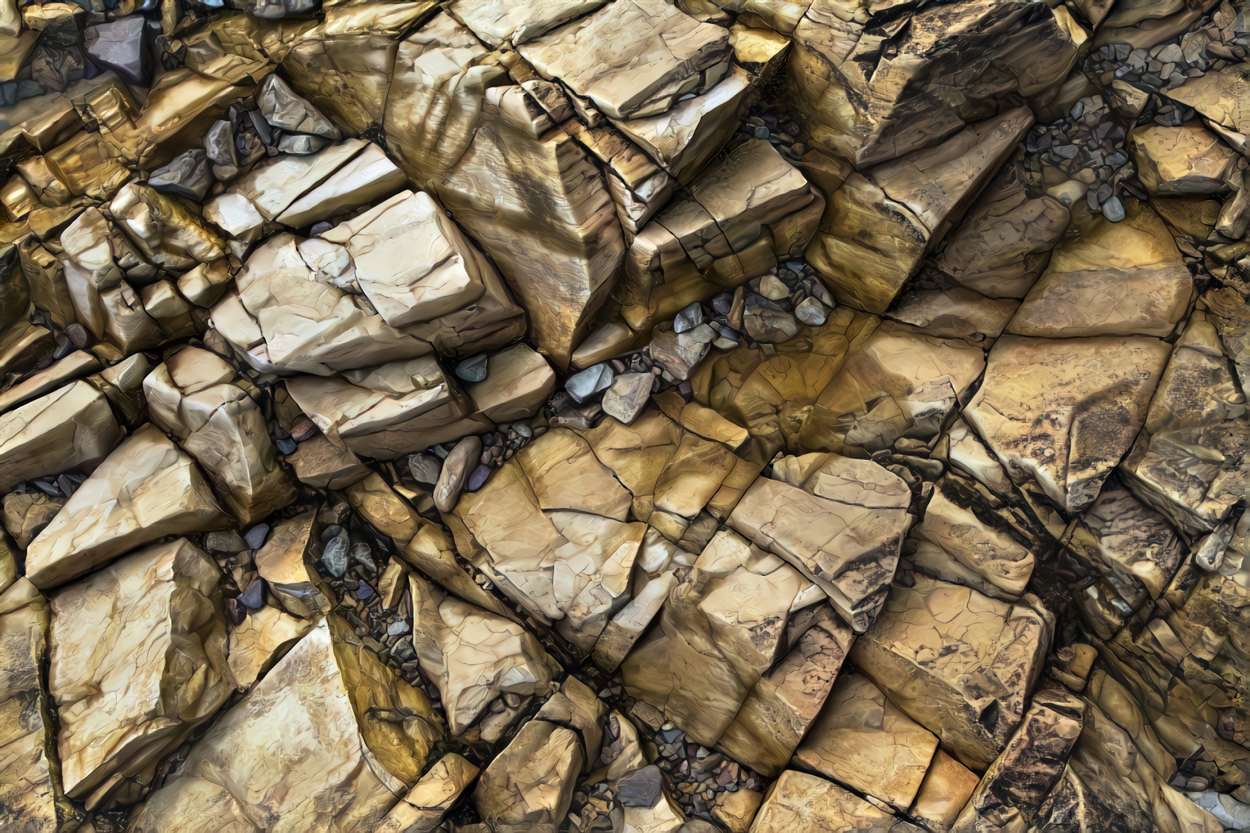 Rocks and Stones by the River