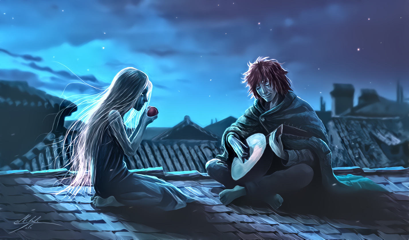 Auri and Kvothe