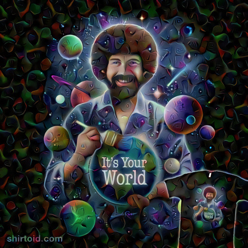 Bob Ross - I wonder what he would think of Deep Dream?