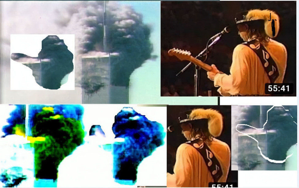 Stevie Ray in the Smoke of 911 Twin tower