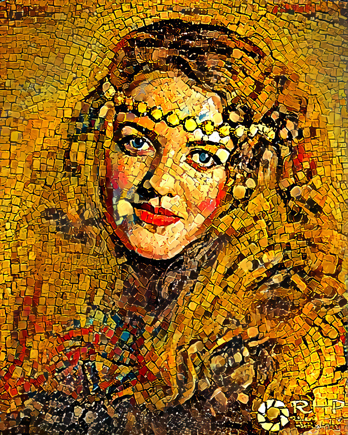 Mosaic portrait