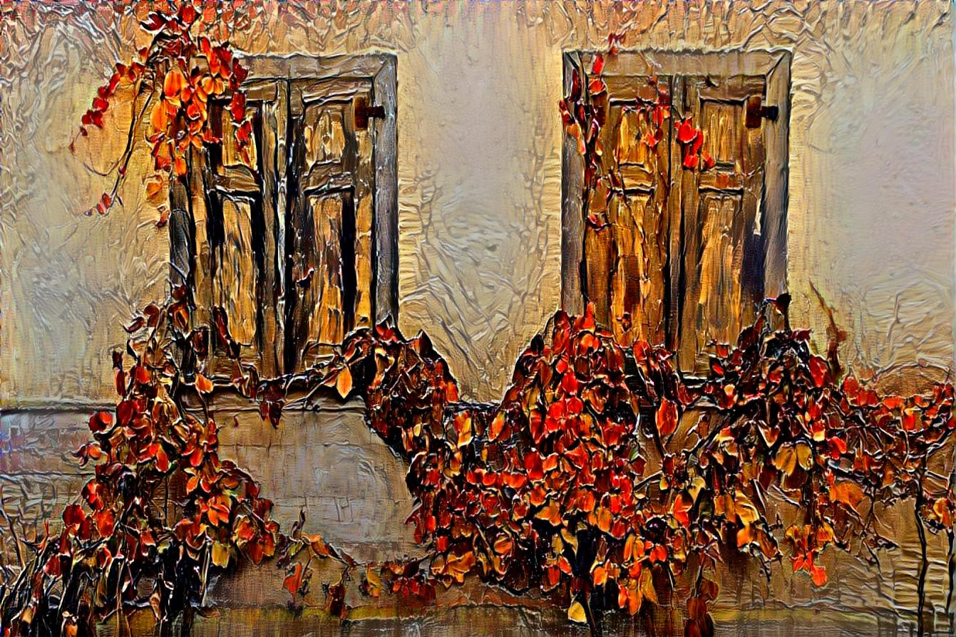 Old Shutters in Autumn