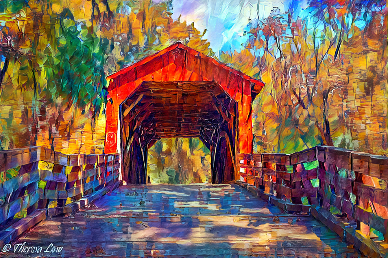 Sugar Creek Covered  Bridge