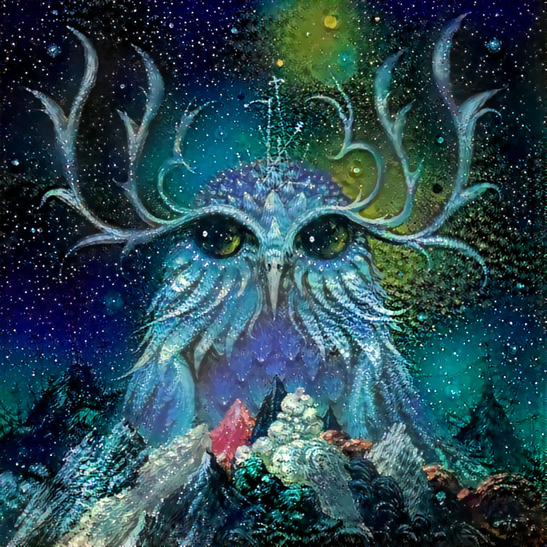 "Reindeer owl" _ source: artwork by Jeff Soto _ (201015)