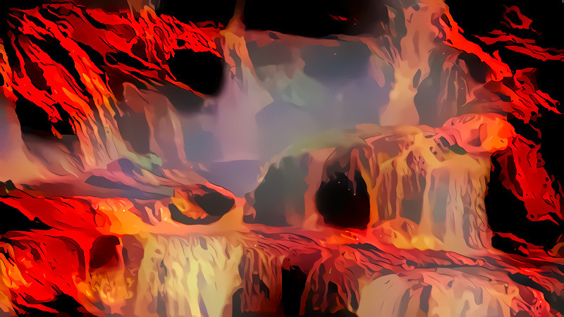 Lava Waterfalls