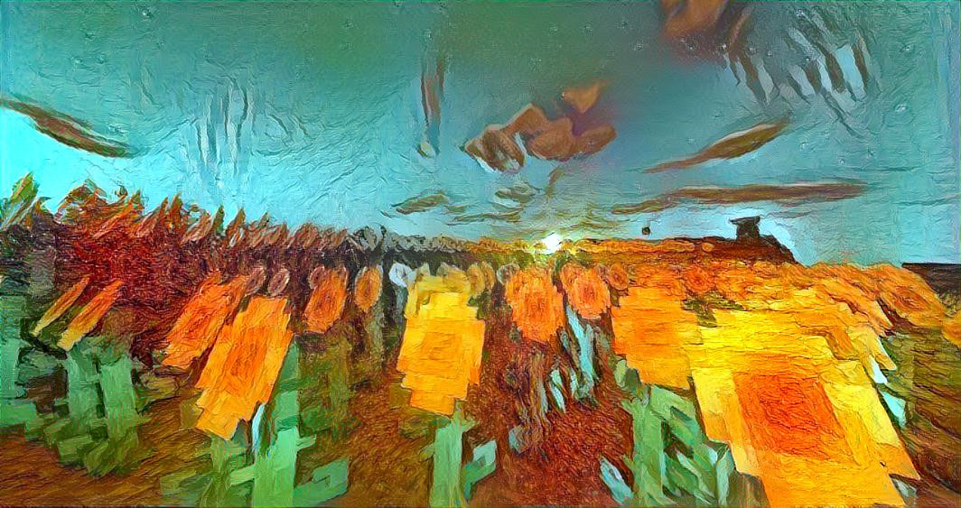Campo Girassóis de Van Gogh 2