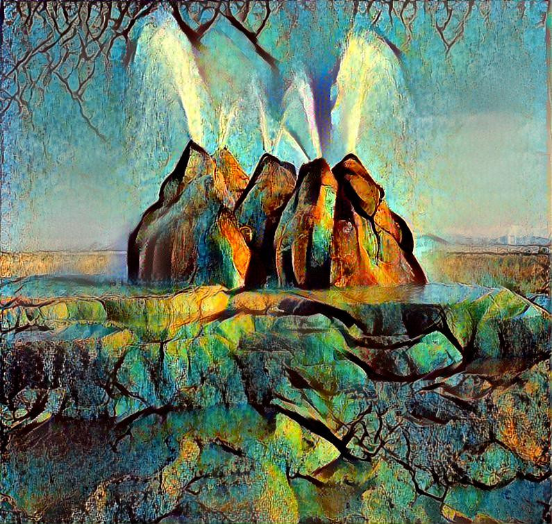 Fly Geyser, Washoe County, Nevada