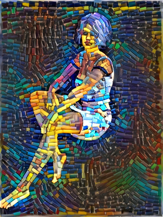 Mosaic girl