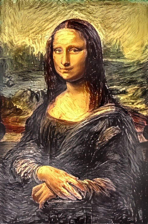 If the mona lista was panted by vincent van gogh