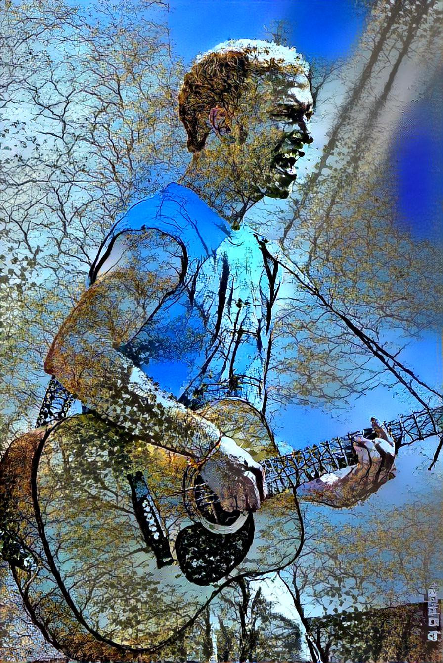 Man with guitar