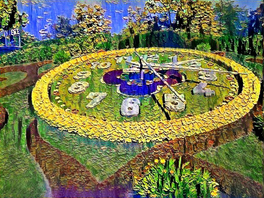 clock garden