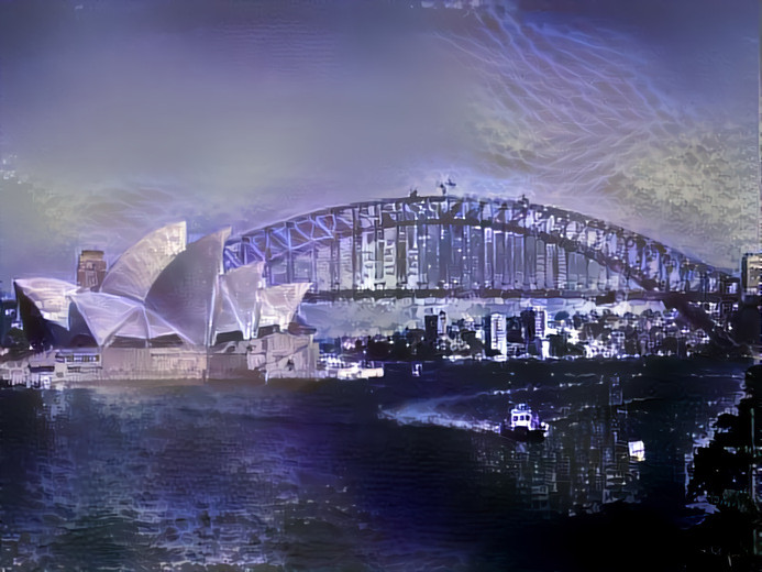 Electric dream of Sydney