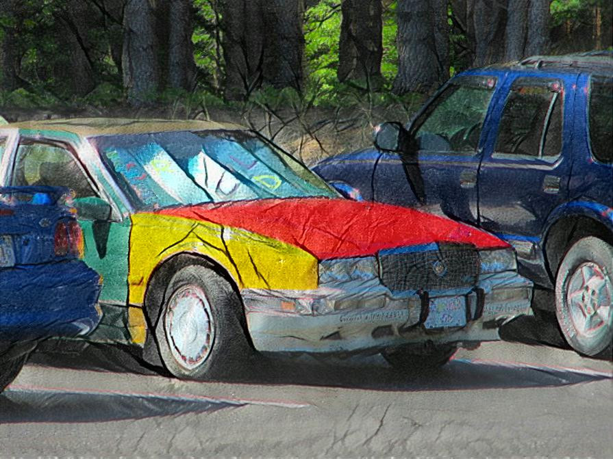 Colorful Cadillac!