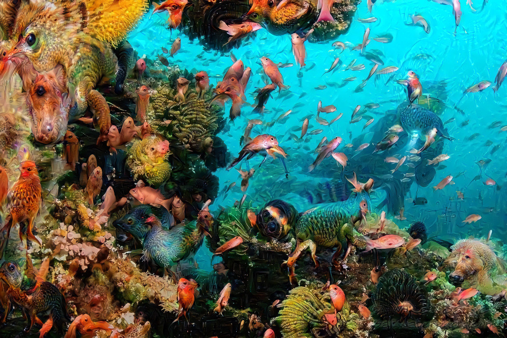 Freaky reef (base image by Mike Bartick, saltwaterphoto.com)