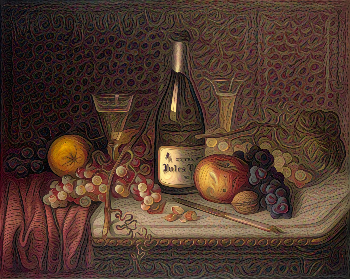 Fruit and Wine Still Life