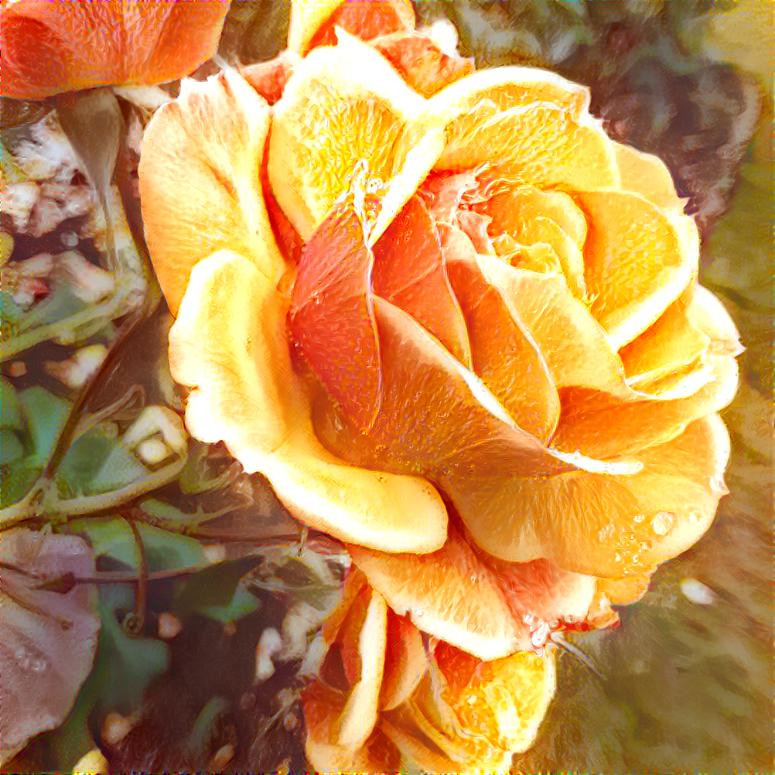 Orange rose