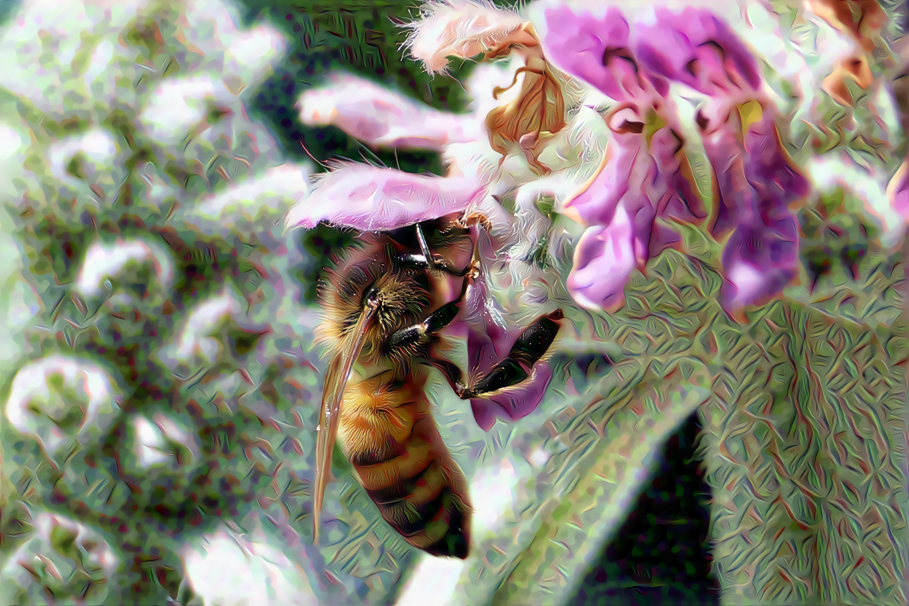 Bee on Lamb's Ear