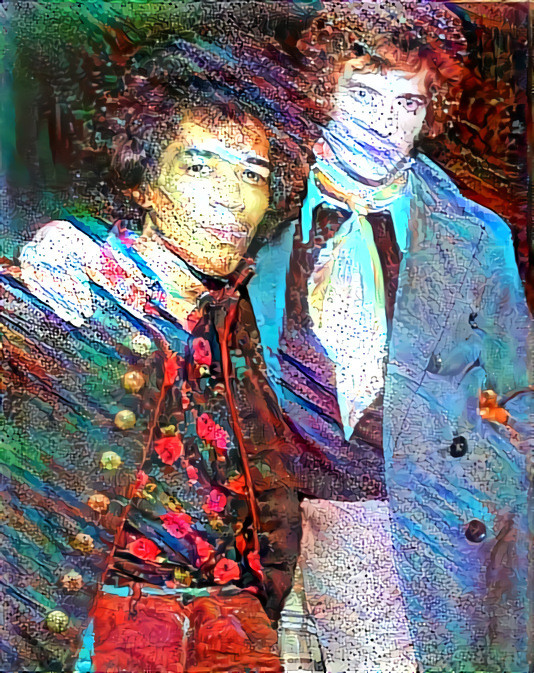 Jimi Hendrix & Eric Clapton