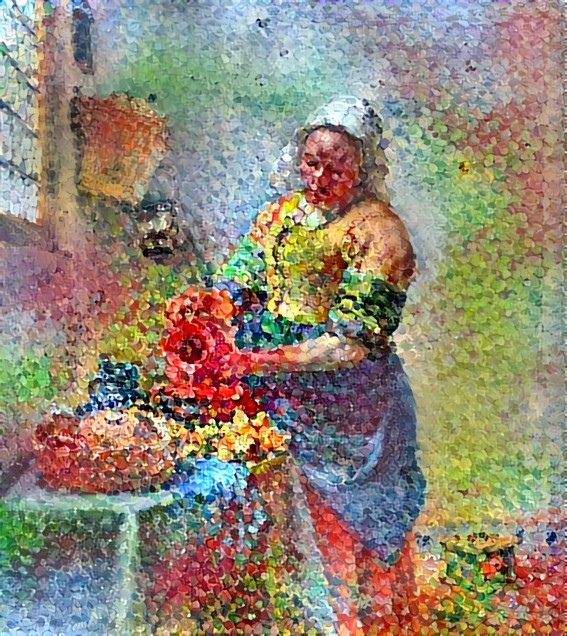 Vermeer Pointillistic