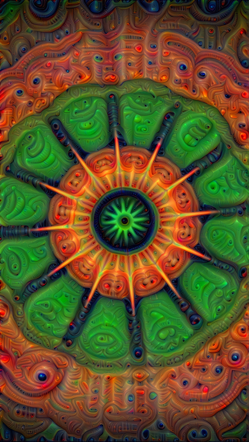 Deep dream mandala✨