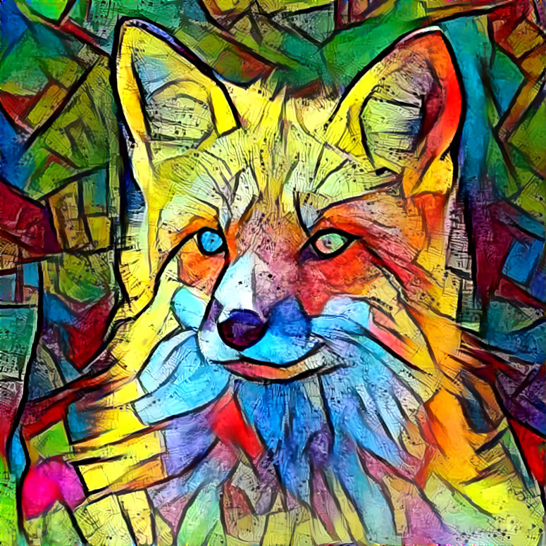 Colorful Fox