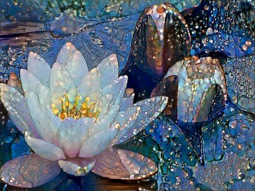 Moonlit Water Lily 