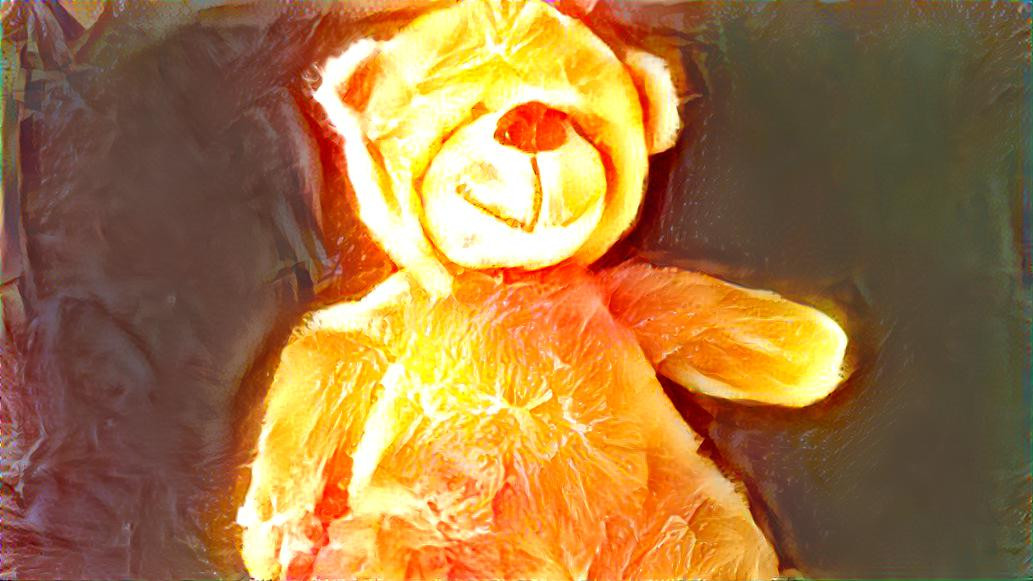 Orange bear