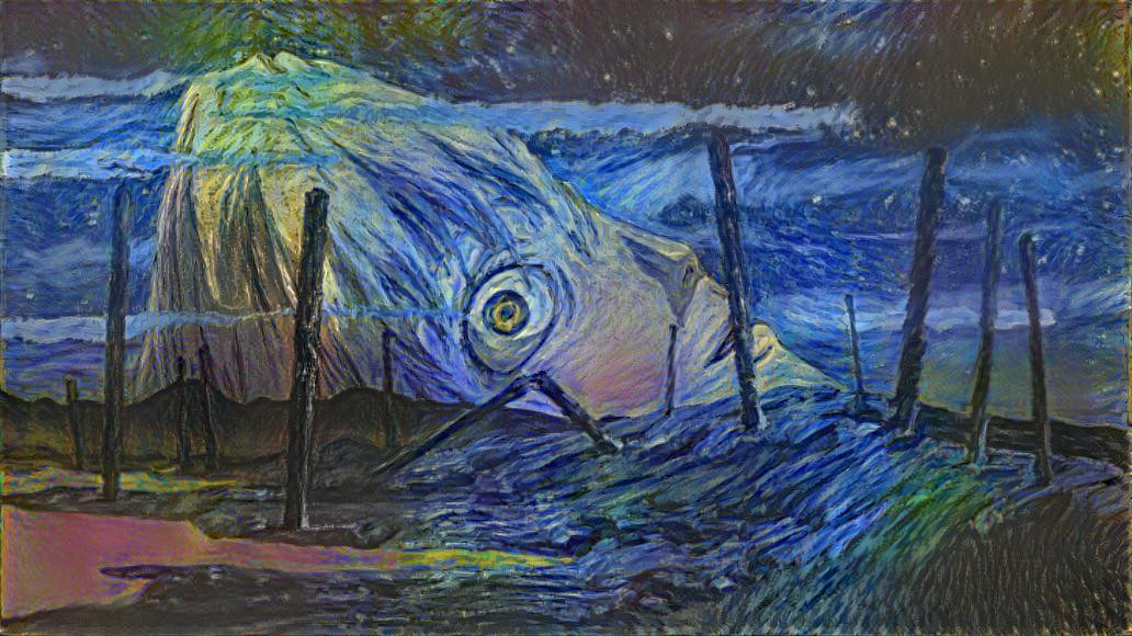 Evangelion but Vincent Van Gough