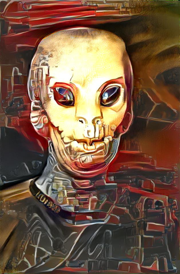 AI paints Alien