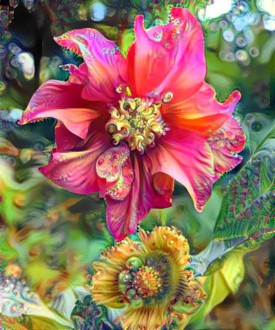 Double Salmonberry Flower