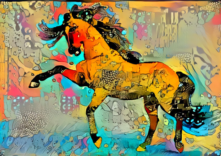 Colourful Buckskin