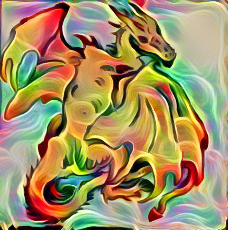 Rainbow Hue Dragon