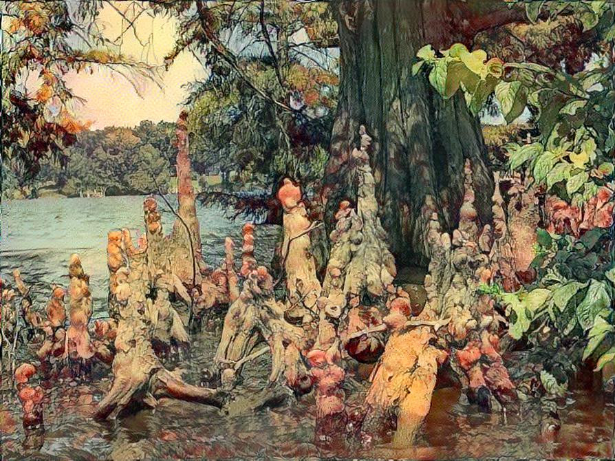 We are the knights who say "cypress knees"